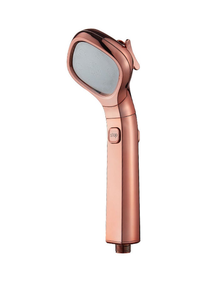 4 Spray Settings Shower Head with ON/Off Gold 32.20x7.00x10.20cm  - Image 1