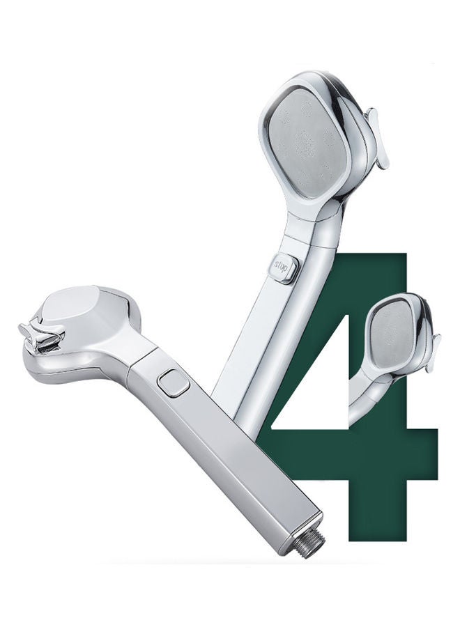 4 Spray Settings Shower Head with ON/Off Gold 32.20x7.00x10.20cm  - Image 4