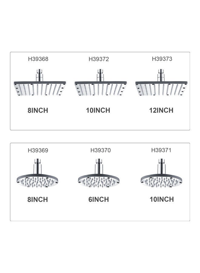 8-inch LED Rainfall Shower Head Silver 23.00x9.80x22.50cm - Image 4