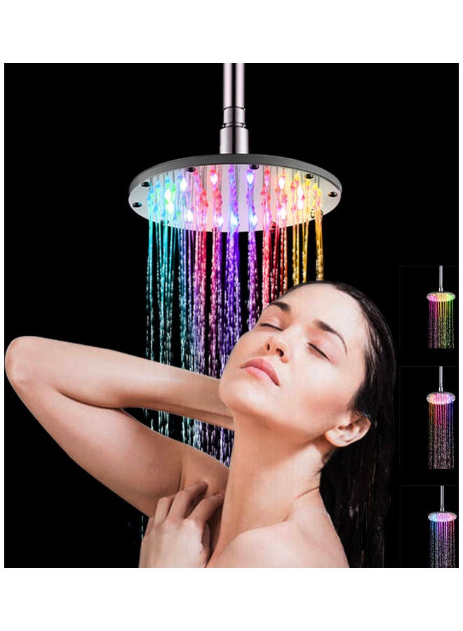8-inch LED Rainfall Shower Head Silver 23.00x9.80x22.50cm - Image 5