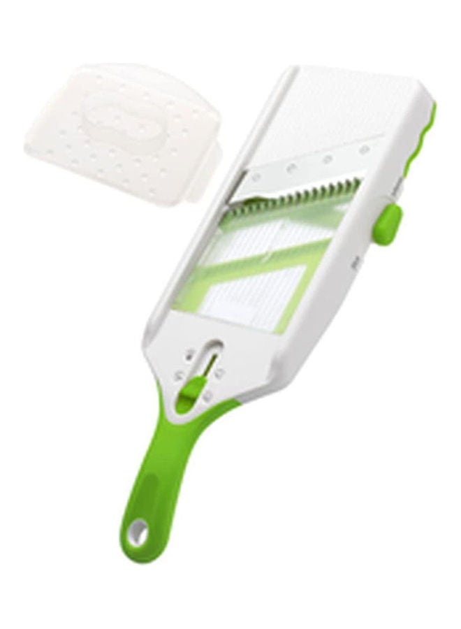 Progressive International A-Slice And Julienne Mandoline Green/White 13 x 5.25 x 2.25inch