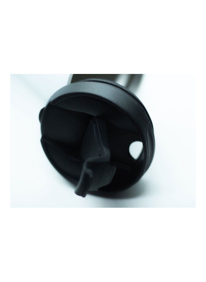 LIT Minimal Genie Lamp Printed Tumbler With Lid Silver/Black - Image 4