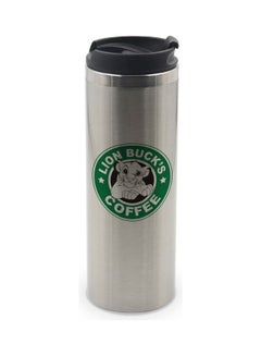 LIT StarBucks Design Double Wall Tumbler With Lid Multicolour 400ml  - Image 1