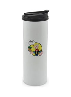 LIT The Sailor Man Popeye Printed Tumbler With Lid Multicolour 400ml  - Image 1
