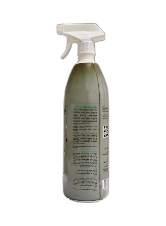 ECOLYTE+ - Multi-Surface Disinfectant Transparent 1Liters - Image 1