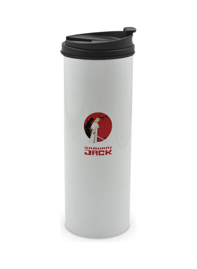 LIT Samurai Jack Logo Printed Tumbler With Lid Multicolour 400ml - Image 1