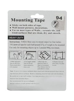 Feiyada Heavy Duty Double Stick Foam Mounting Tape Red  - Image 2