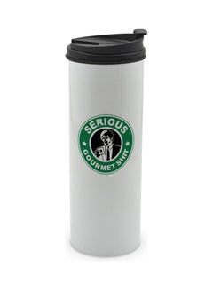 LIT Starbucks Printed Tumbler With Lid White/Black/Green  - Image 1