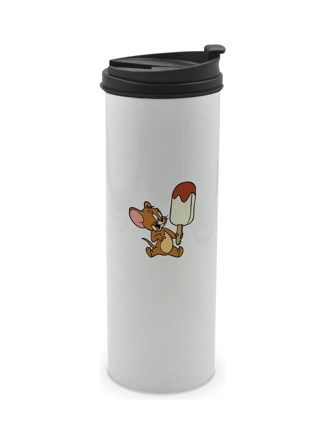 ليت كوب مزين بطبعة شخصية جيري الكلاسيكية مزود بغطاء متعدد الألوان 400ملليلتر - Image 1