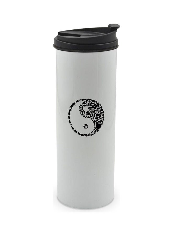 ليت كوب بتصميم مطبوع عليه علامة اليين واليانغ الصينية متعدد الألوان 400ملليلتر - Image 1