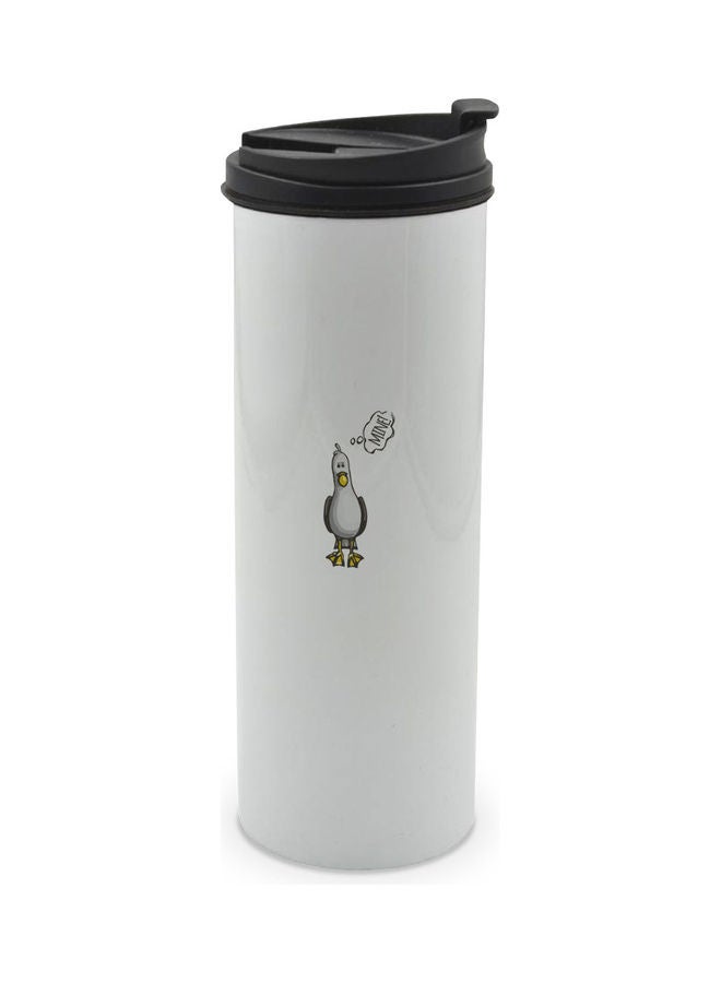 LIT Sea Gull Printed Tumbler With Lid Multicolour 400ml - Image 1