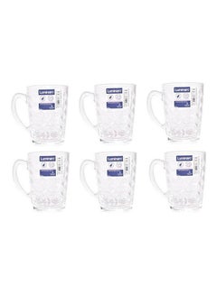 Luminarc Mug Set 6 Pieces Clear  - Image 1
