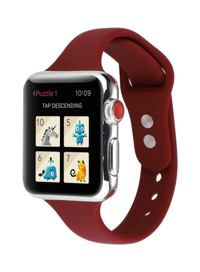 BGM Watchband Wine Red - Image 3