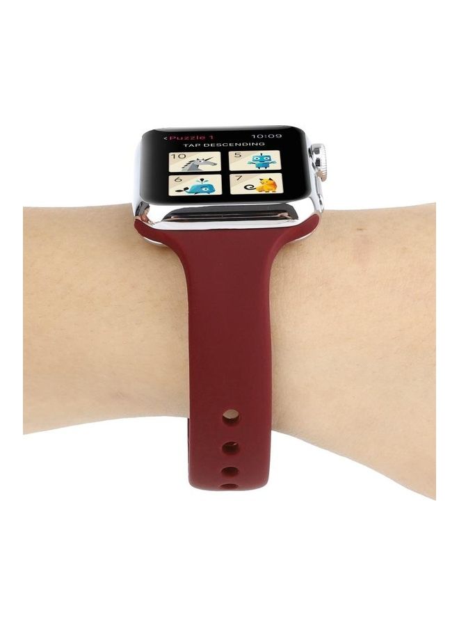BGM Watchband Wine Red - Image 4