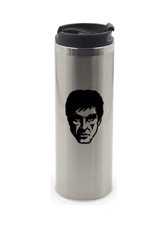 LIT Michael Corleone Al Pacino Printed Tumbler With Lid Multicolour 400ml - Image 1