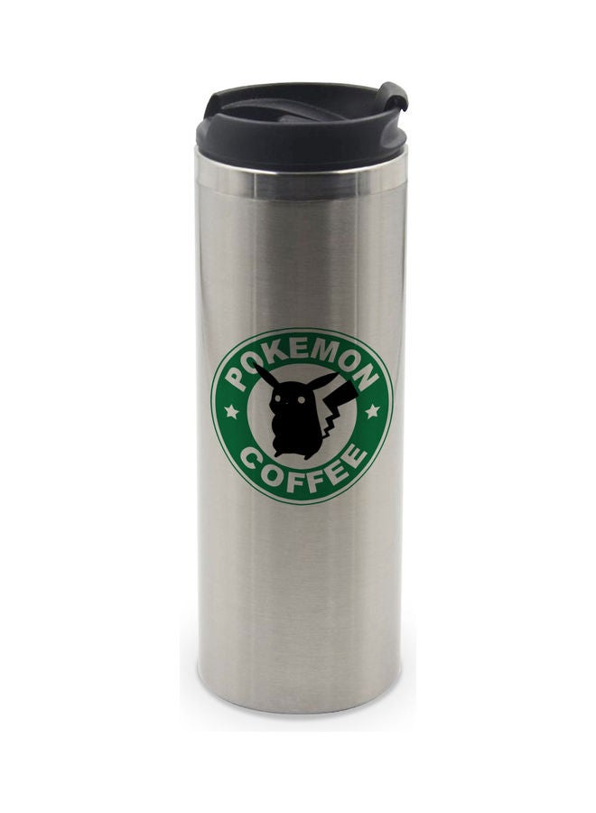 LIT - StarBucks Design Double Wall Tumbler With Lid Multicolour 400ml - Image 1