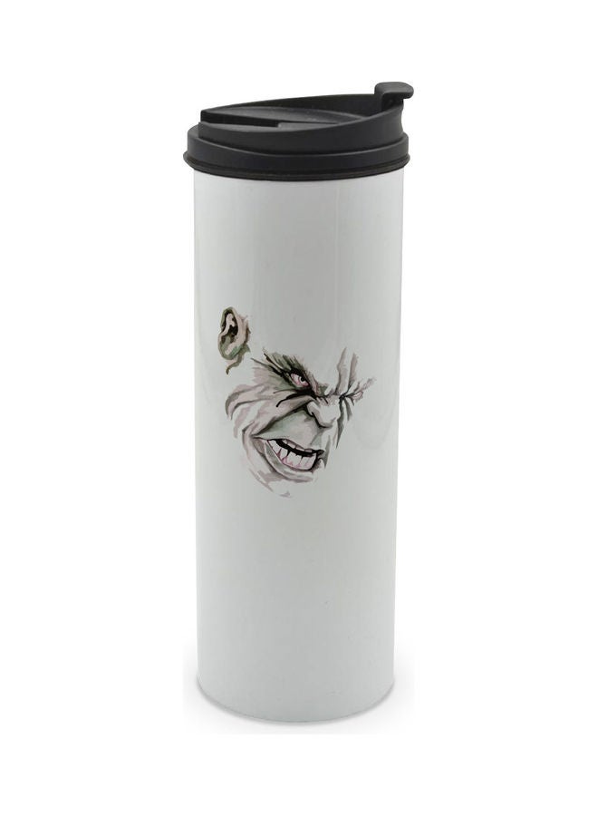 LIT Hulk Face Printed Tumbler With Lid Multicolour 400ml  - Image 1