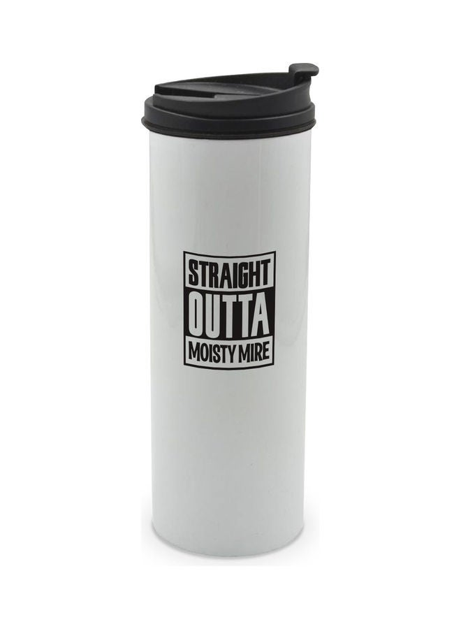 ليت كوب مزين بطبعة عبارة "Moisture Mire Straight Outta" من لعبة "Fortnite" متعدد الألوان 400ملليلتر - Image 1