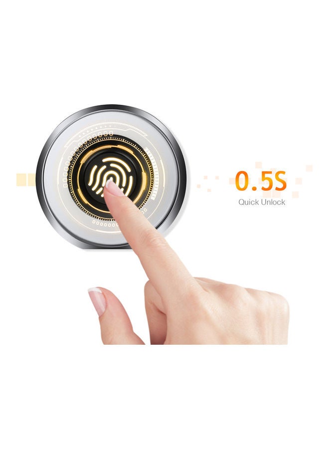 Rechargeable Smart Drawer Lock Silver  - Image 5