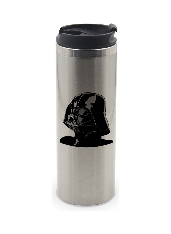LIT - Vader Design Double Wall Tumbler With Lid Multicolour 400ml - Image 1