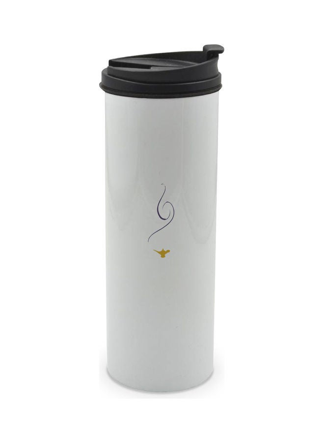 LIT Aladdin Genie Lamp Printed Tumbler With Lid Multicolour 400ml - Image 1