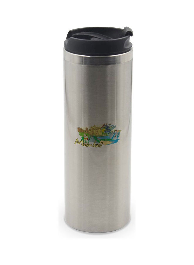LIT Mumbai Printed Tumbler With Lid Multicolour - Image 1