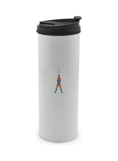 Action Printed Tumbler With Lid Multicolour 400ml