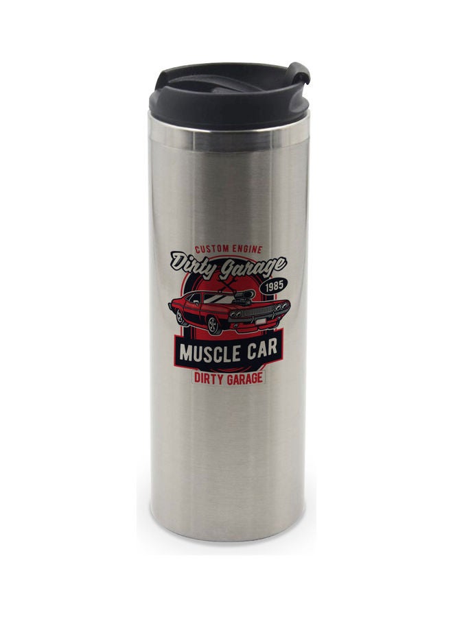 LIT Printed Dirty Garage Tumbler Silver - Image 1