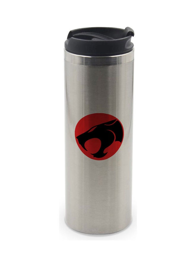 LIT - Thunder cat Design Double Wall Tumbler With Lid Multicolour 400ml - Image 1