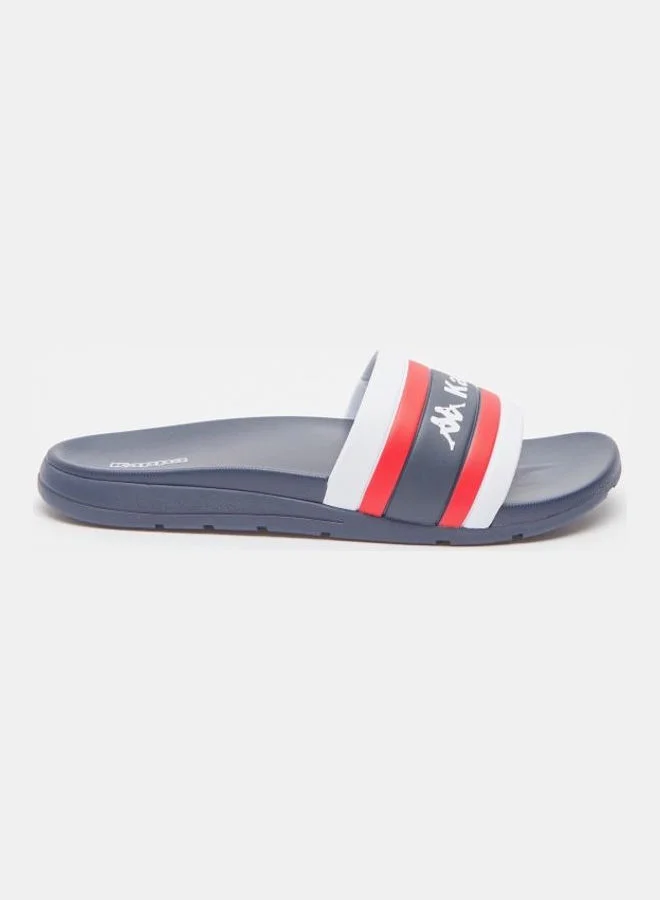 Kappa Comfortable Stylish Slides Blue/White/Red