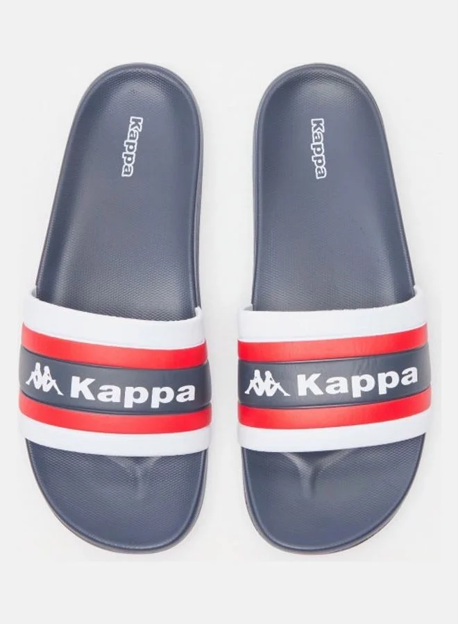 Kappa Comfortable Stylish Slides Blue/White/Red