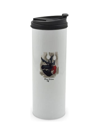 Fall Black Widow Printed Tumbler With Lid Multicolour 400ml - v1629221166/N50185677A_1