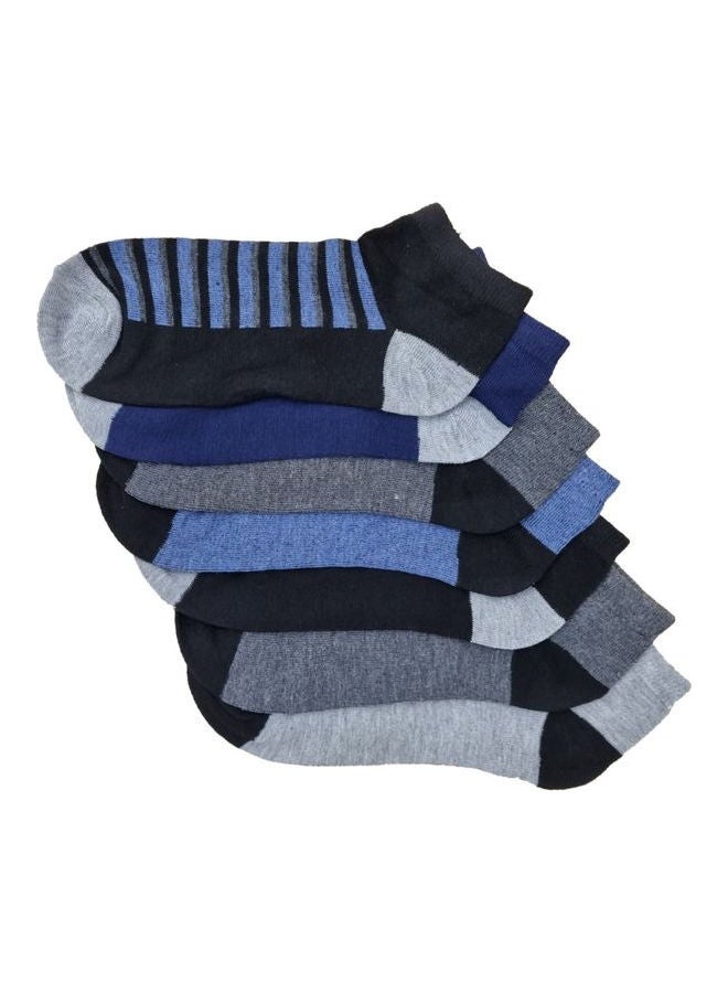 7 Pair Of Casual Ankle Socks Multicolour - Image 1