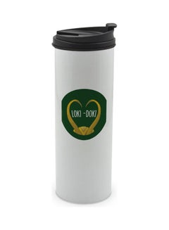Loki Printed Tumbler With Lid Multicolour 400ml