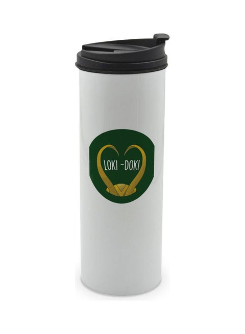 Loki Printed Tumbler With Lid Multicolour 400ml