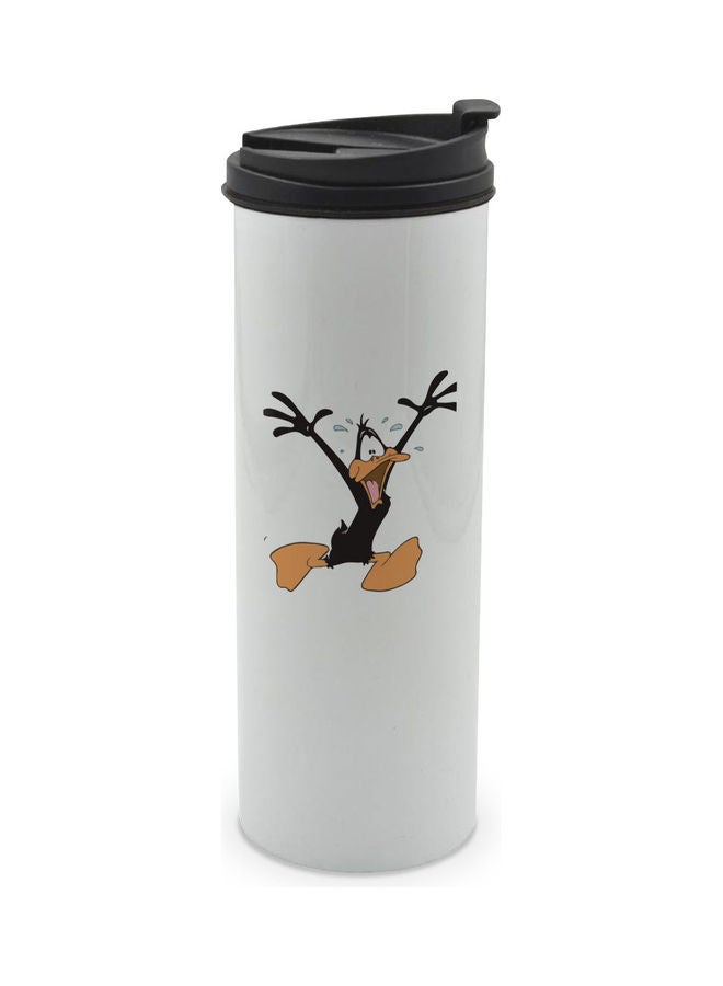 ليت كوب مزين بطبعة شخصية الطائر دافي بلون أبيض متعدد الألوان 400ملليلتر - Image 1