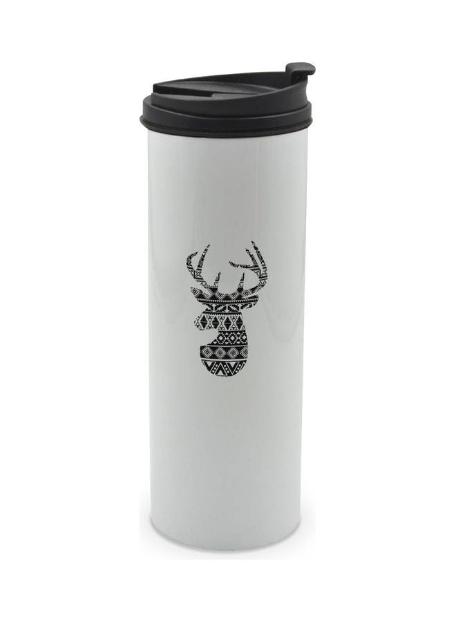 ليت كوب مطبوع عليه تصميم على شكل حيوان غزال الرّنة متعدد الألوان 400ملليلتر - Image 1