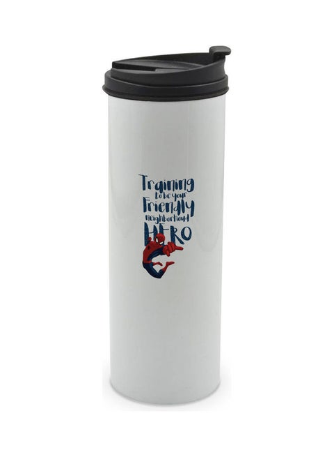 Training Spider Man Printed Tumbler With Lid Multicolour