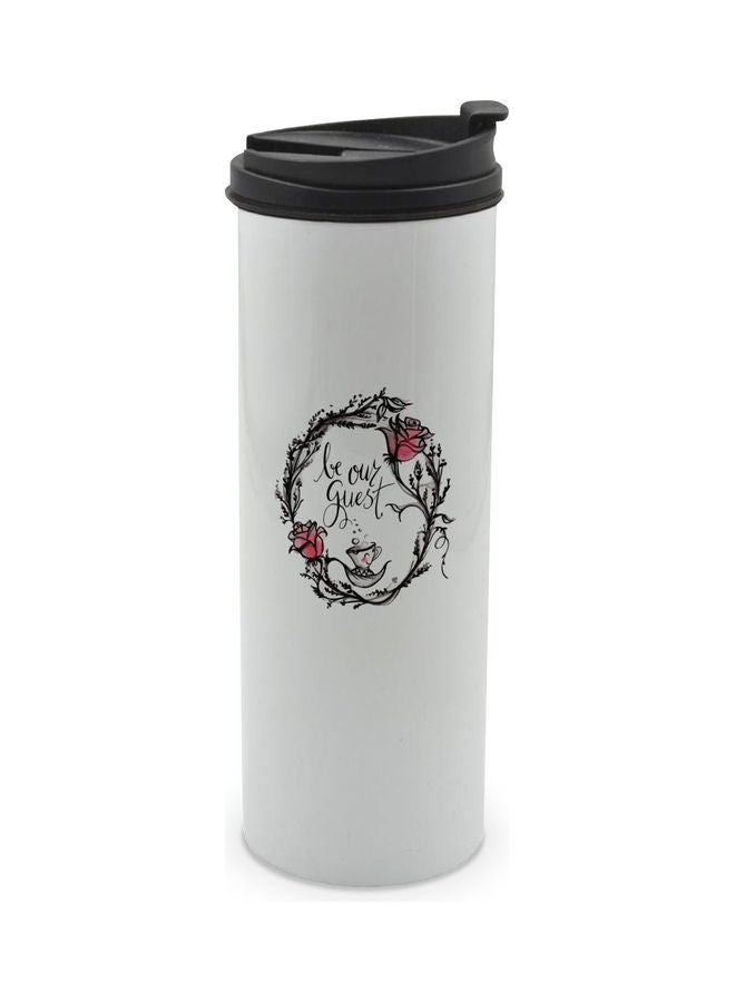 ليت كوب مزين بطبعة صغيرة لشكل إمرأة شابة متعدد الألوان 400ملليلتر - Image 1