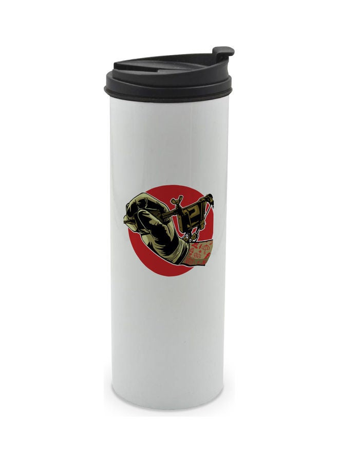 LIT Double Wall Tumbler with Easy Click Lock Multicolour  - Image 1