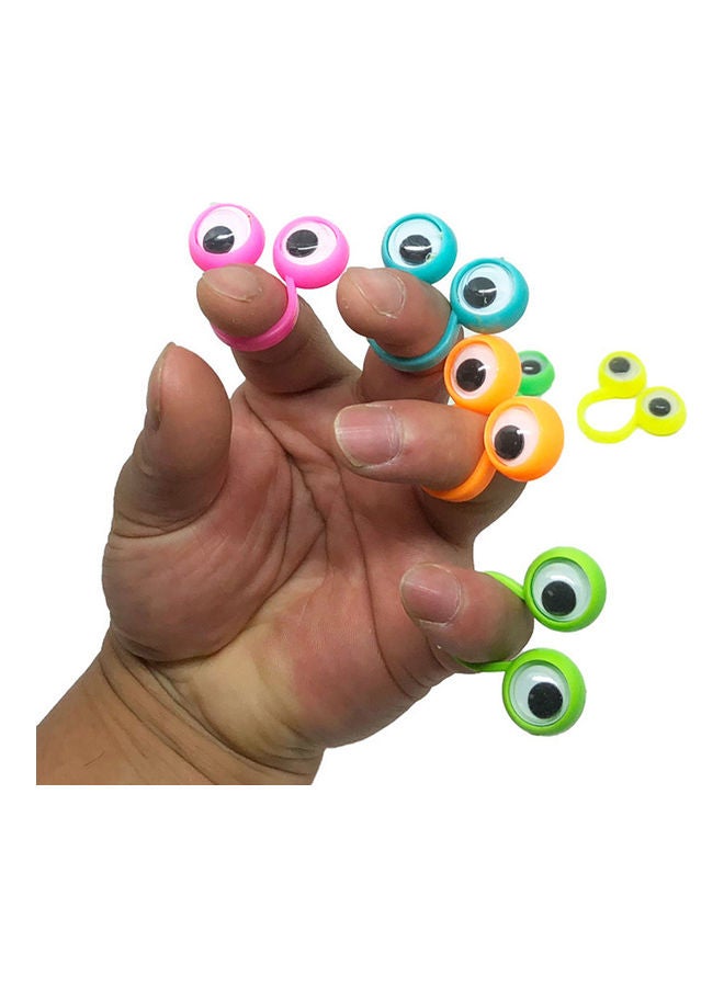 10-Piece Funny Big Eye Finger Rings Toys  - Image 2