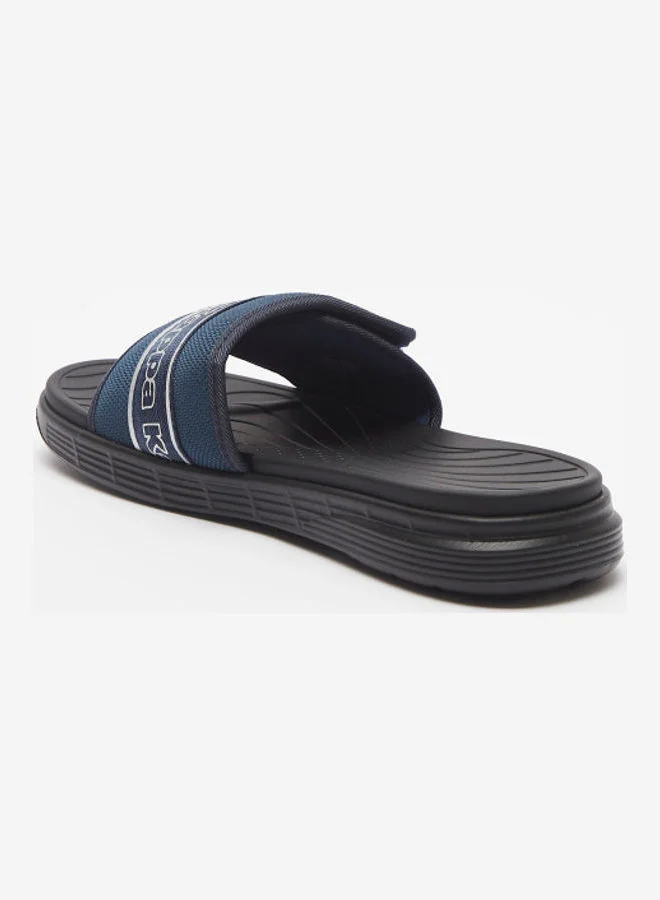 Kappa Comfortable Stylish Slides Navy Blue