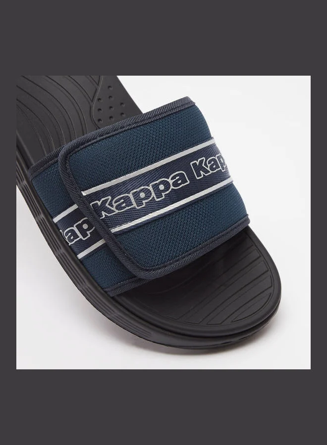 Kappa Comfortable Stylish Slides Navy Blue