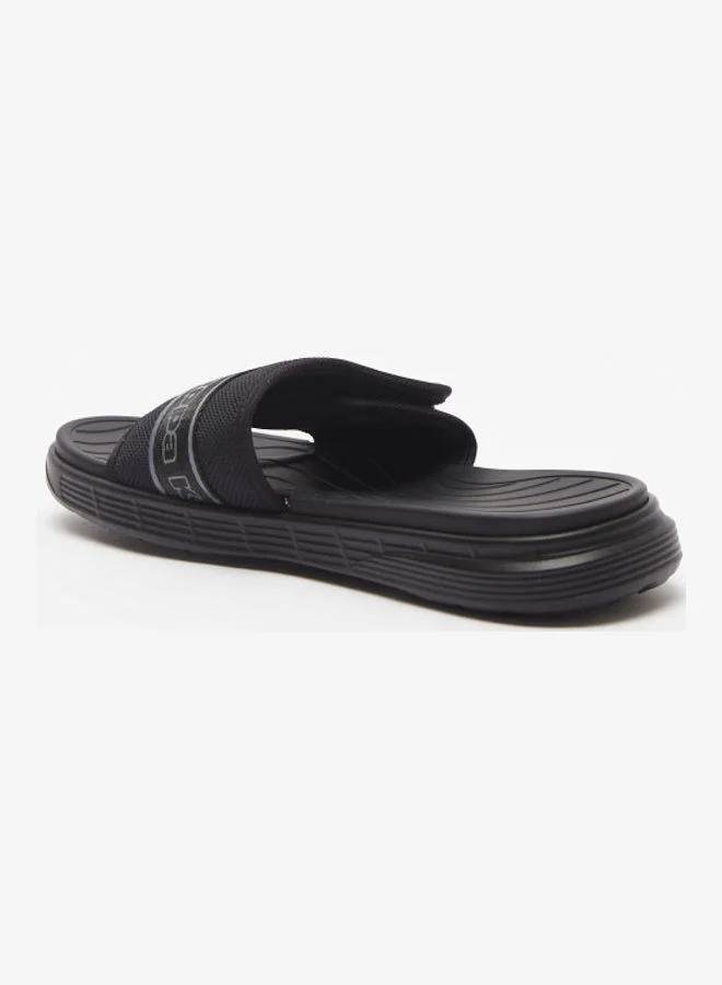 Kappa Comfortable Stylish Slides Black