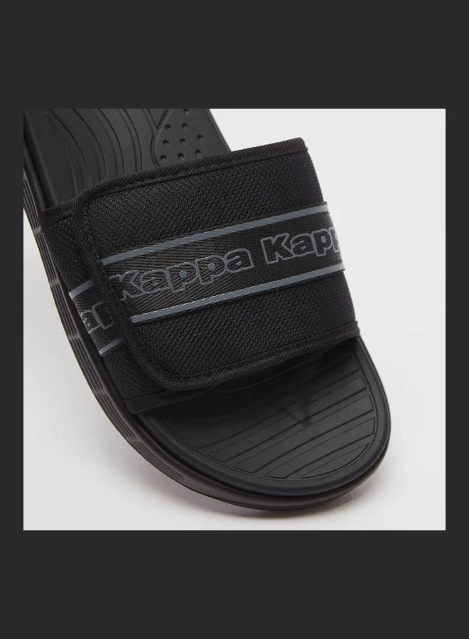 Kappa Comfortable Stylish Slides Black