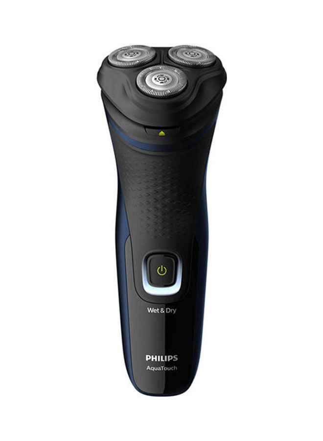 Philips AquaTouch Shaver 1000 Black/Blue  - Image 1