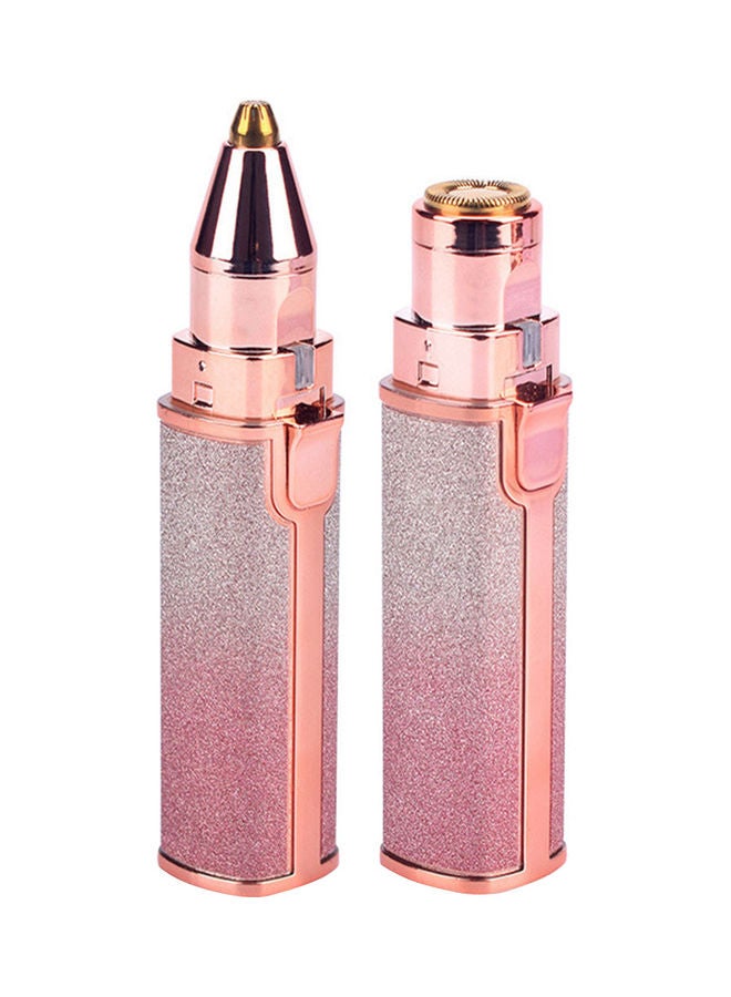 USB Charge Mini Electric Lipstick Design Shaving Machine Pink - Image 1