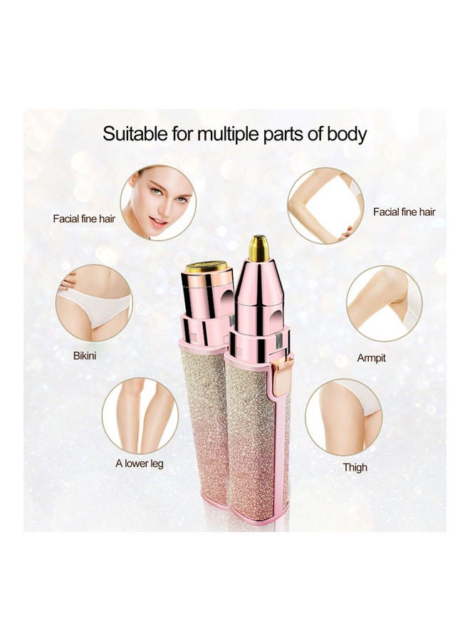 USB Charge Mini Electric Lipstick Design Shaving Machine Pink - Image 5