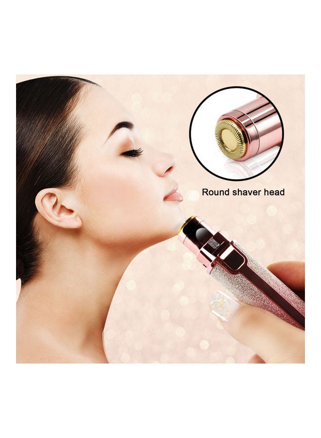 USB Charge Mini Electric Lipstick Design Shaving Machine Pink - Image 2