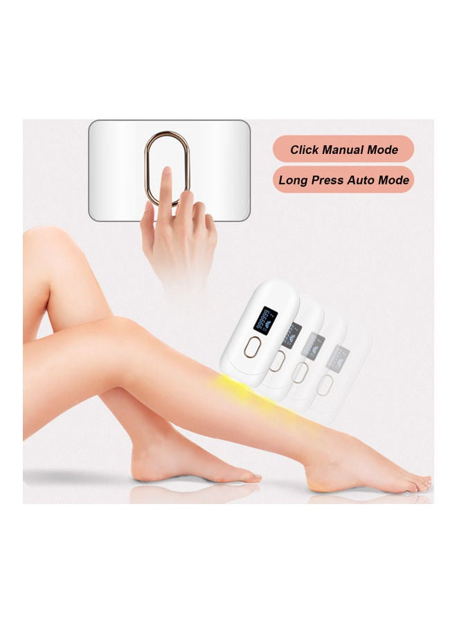 Permanent Painless Electric Hair Remover Device White - Image 2